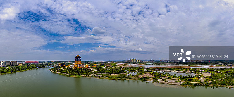 宁夏吴忠青铜峡地标图片素材