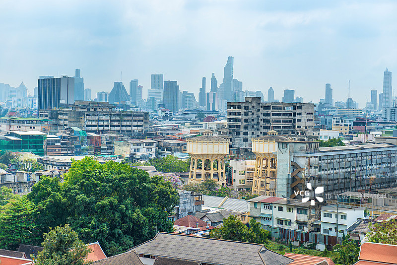 曼谷城市天际线景观图片素材