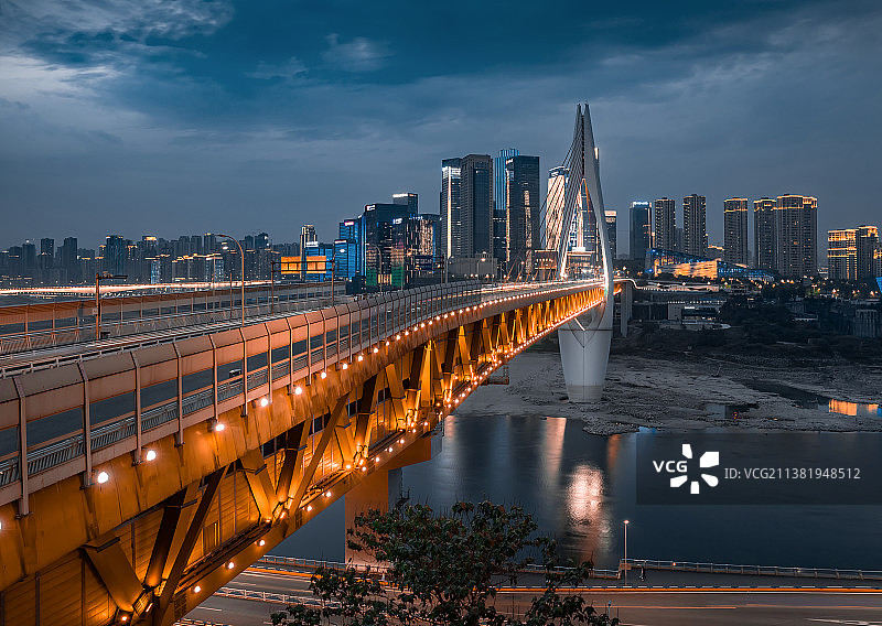 重庆千厮门大桥图片素材