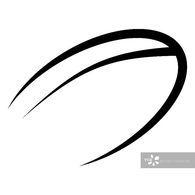 飞行橄榄球简约轮廓图标标志图片素材