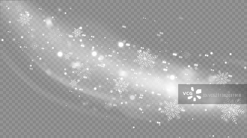 雪花飘落素材图片素材