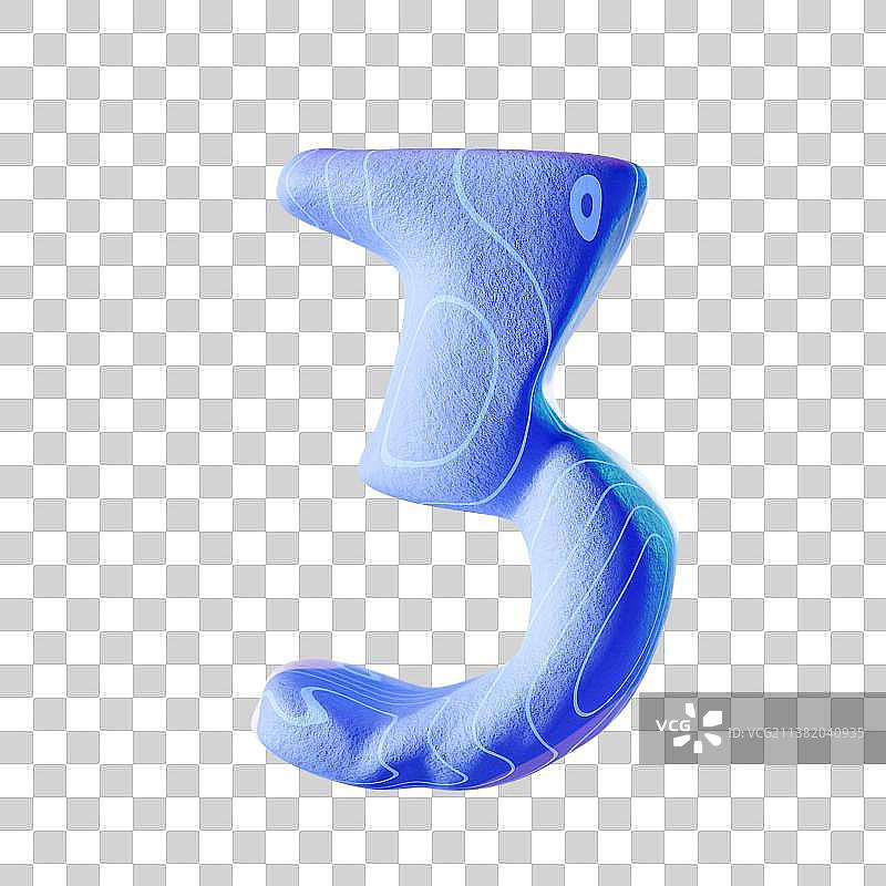 3D卡通风格数字免抠元素图片素材
