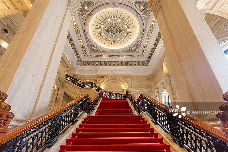 豪华酒店楼梯图片素材