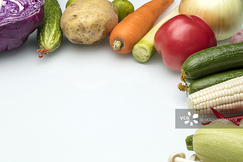 新鲜蔬菜静物图片素材