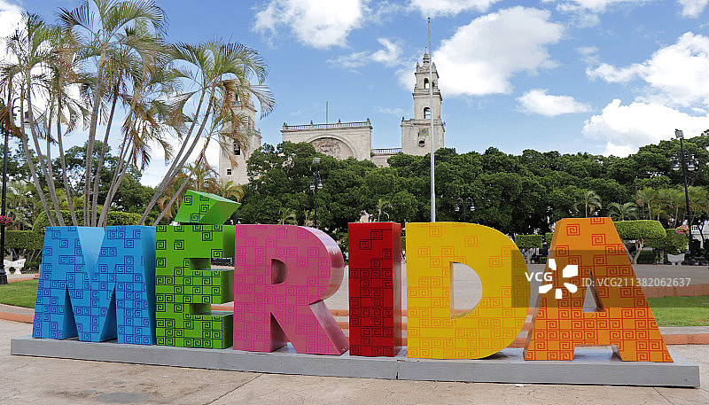 梅里达城市风光图片素材