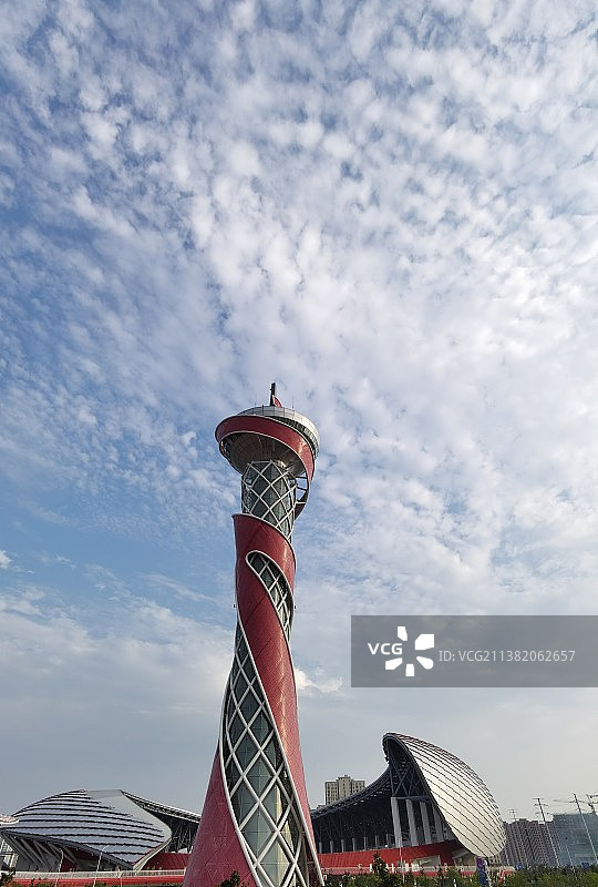 安徽省蚌埠市体育中心火炬塔图片素材