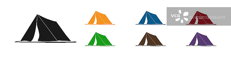 帐篷图标图片素材