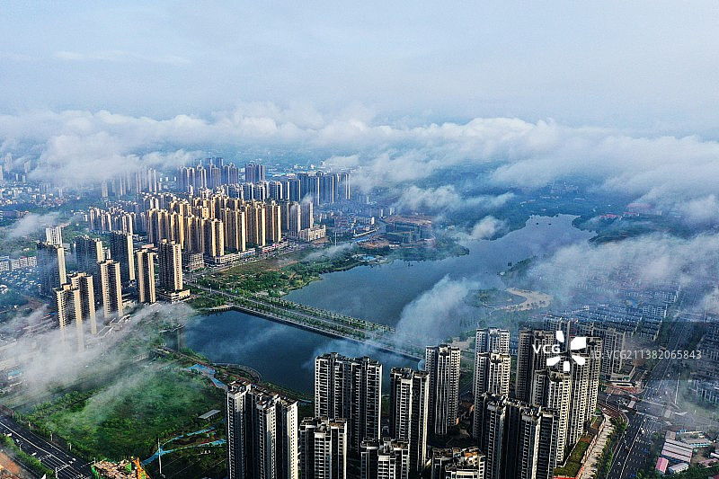 浏阳长兴湖图片素材