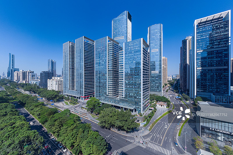 中国深圳大冲商务金融中心图片素材