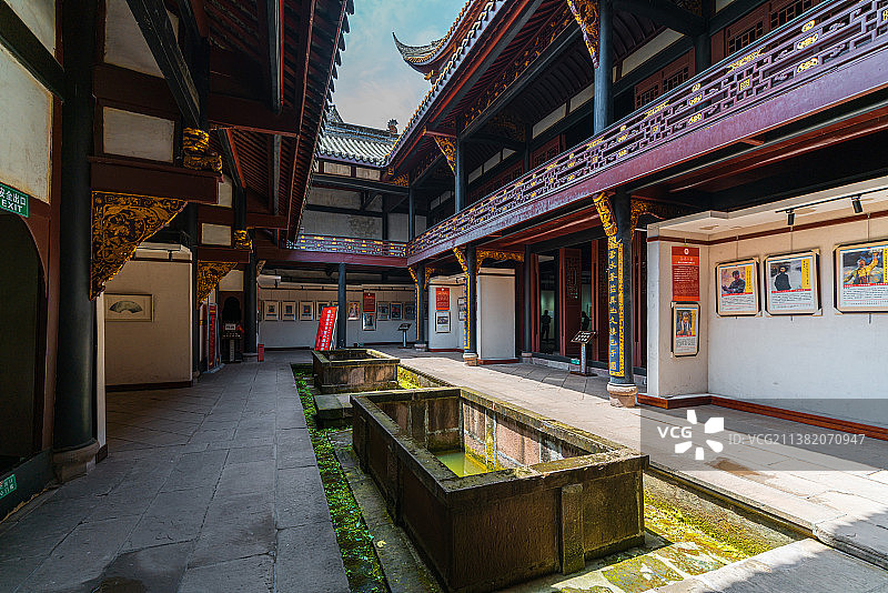 成都洛带古镇广东会馆图片素材