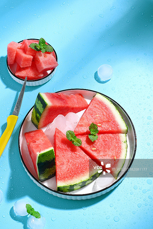 夏至西瓜图片素材