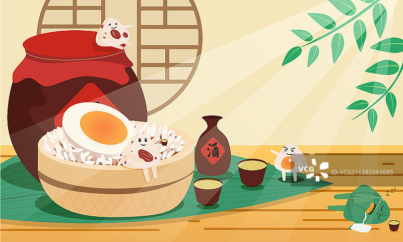 端午节插画图片素材