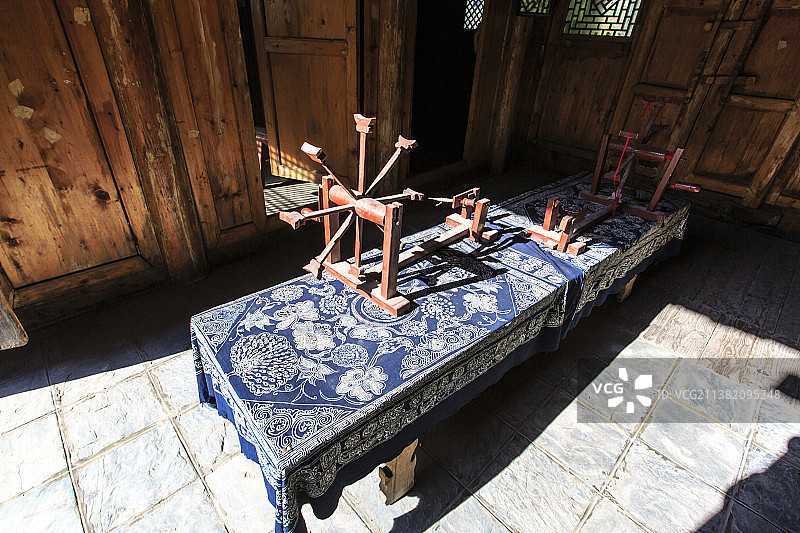 北京中华民族博物院（中华民族园）北园：苗族馆景区苗族民居图片素材