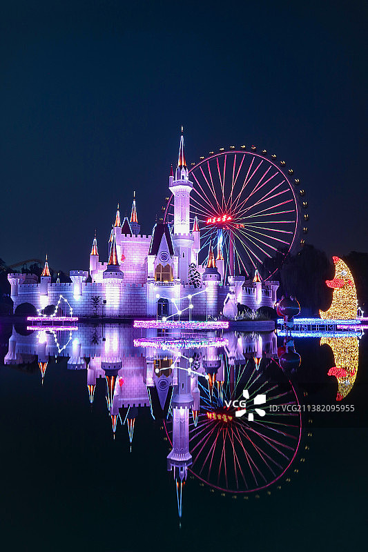 游乐园城堡图片素材