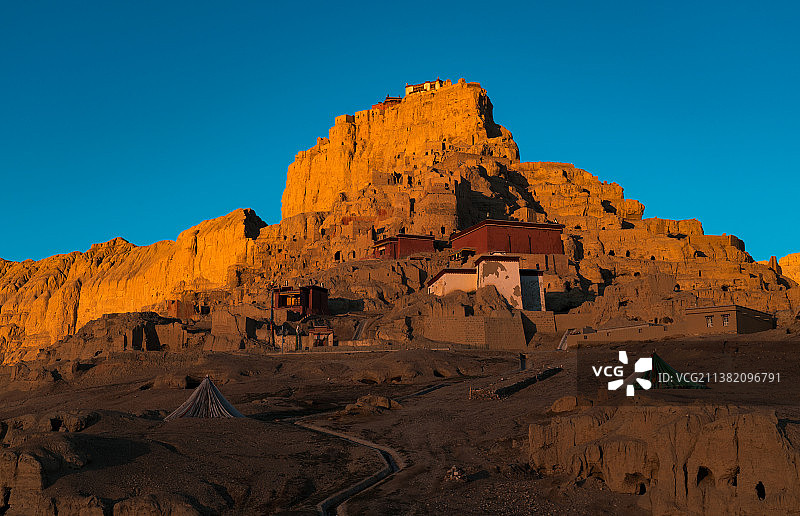 西藏阿里古格王朝遗址图片素材