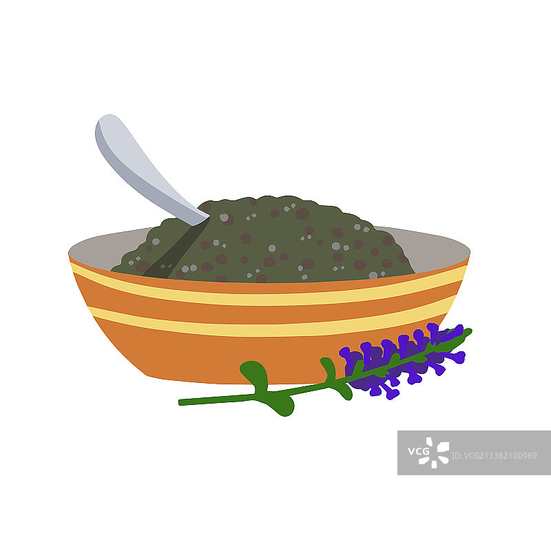 盘中的奇亚籽：排毒抗氧化图片素材