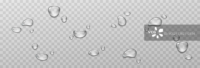 透明水滴大合集图片素材