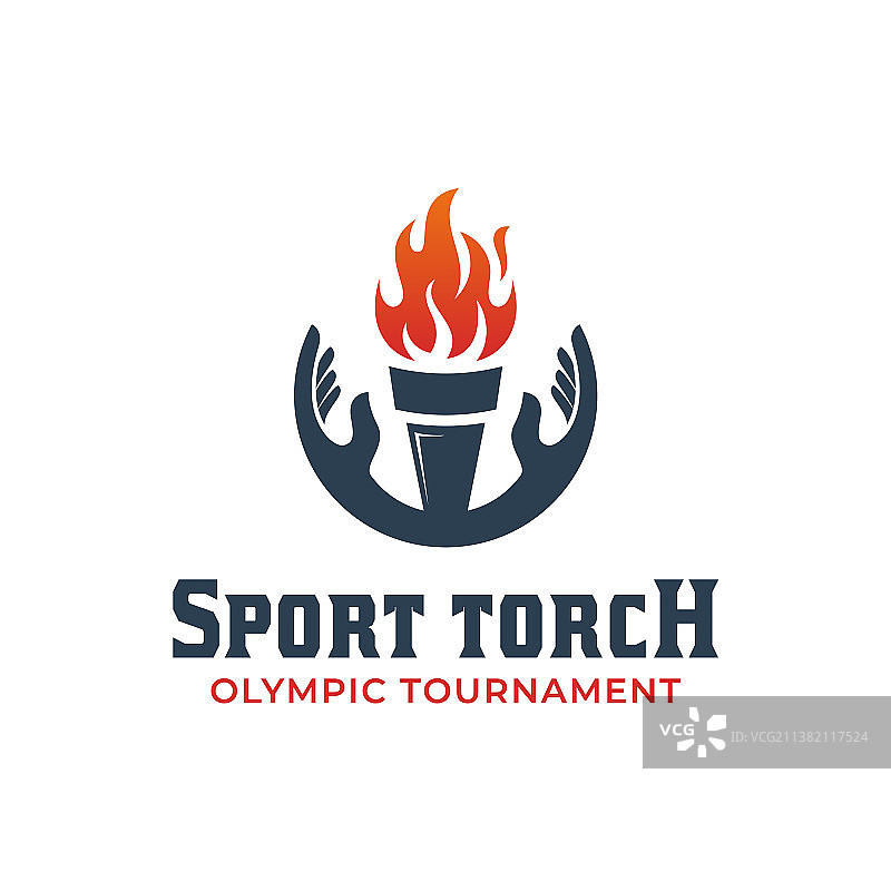 奥运会或开幕式火炬logo设计图片素材