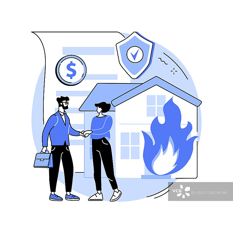 火灾保险概念图片素材