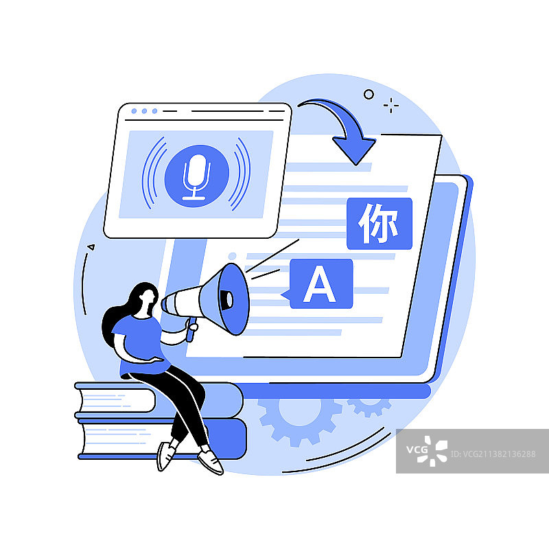 语言翻译抽象概念图片素材