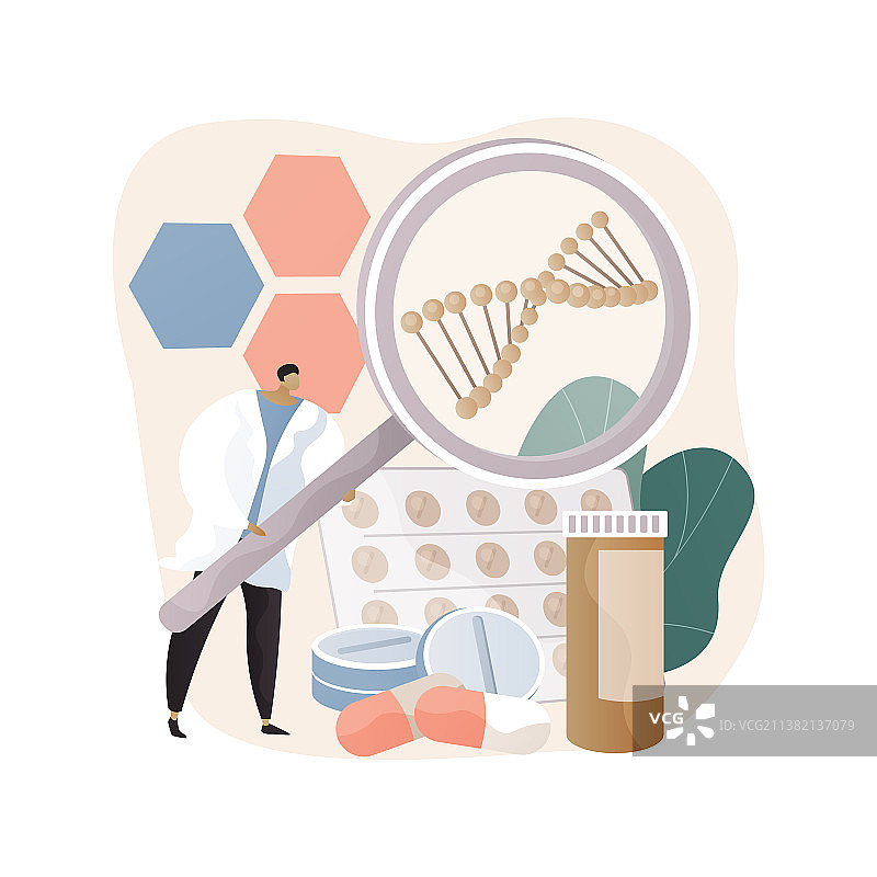 生物制药产品抽象概念图片素材
