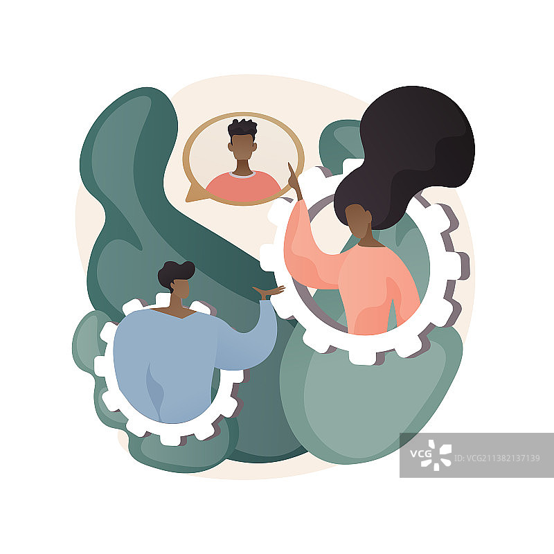 社会行为抽象概念图片素材