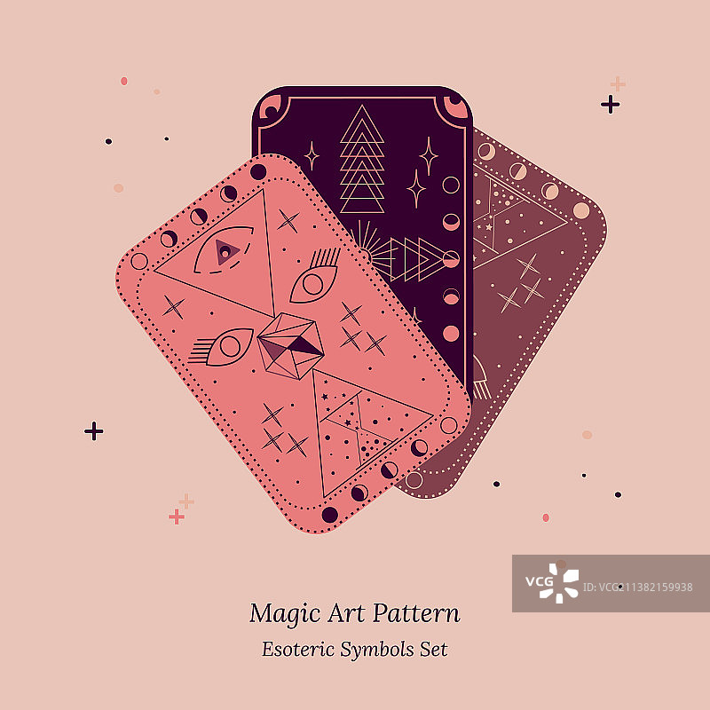 神秘学塔罗牌示例图片素材