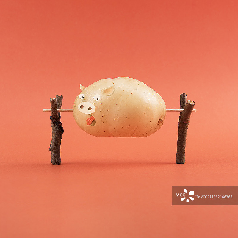 烤猪图片素材