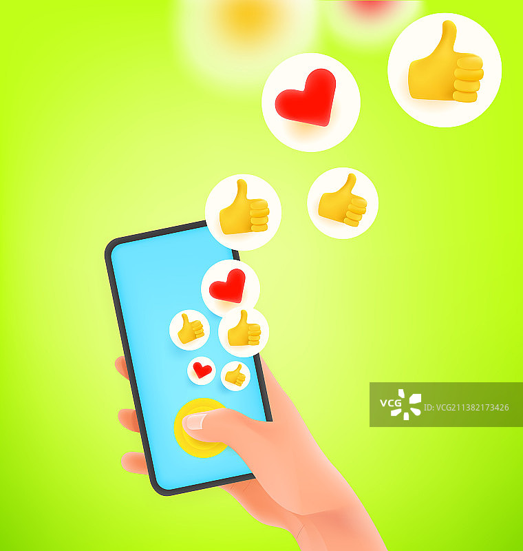 男人使用手机社交软件图片素材