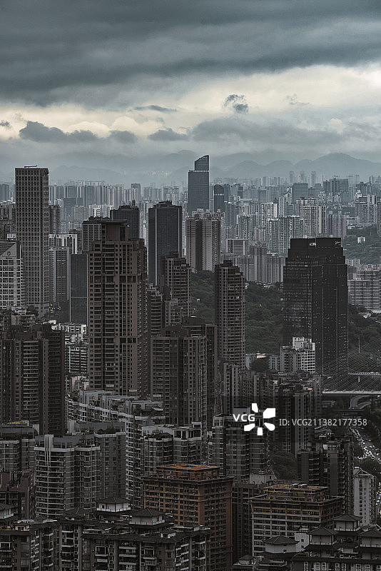 阴天的重庆图片素材