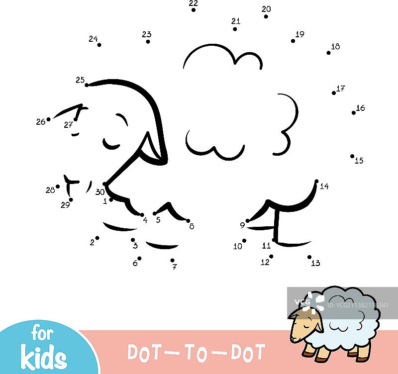 儿童绵羊教育类数字游戏图片素材