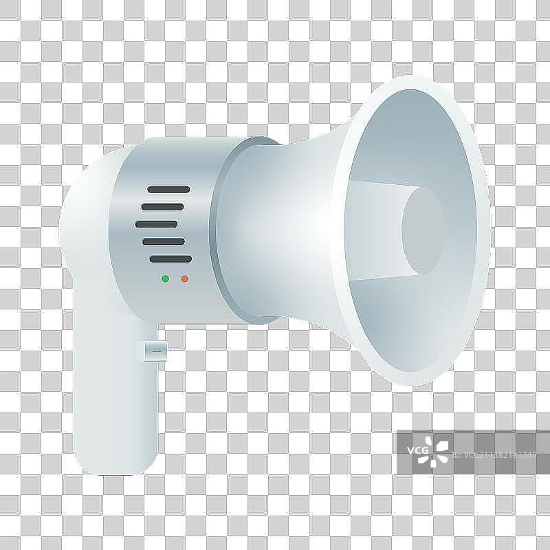插画元素广播喇叭图片素材