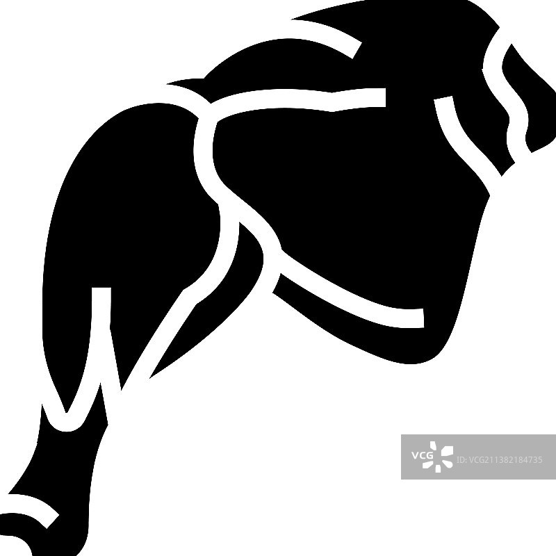 鸡腿 Glyph 图标图片素材