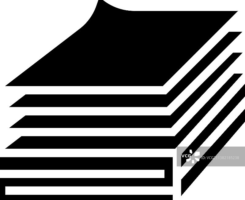 木材生产清单字形图标图片素材