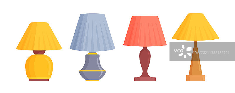 工作台灯书桌灯落地灯套装图片素材