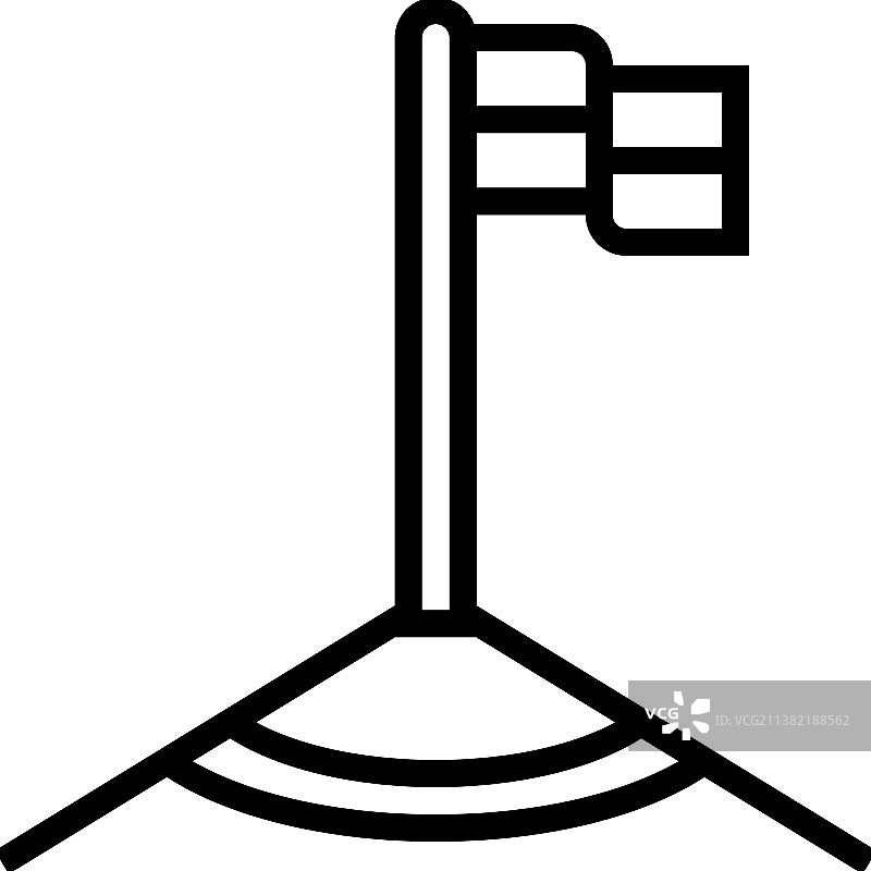 角球线条图标图片素材