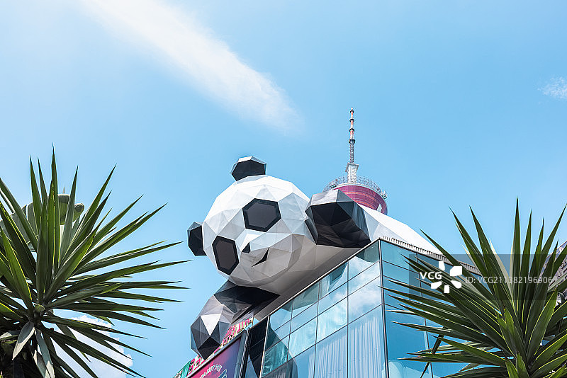 天府熊猫塔图片素材