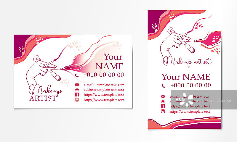 化妆师Logo模板图片素材