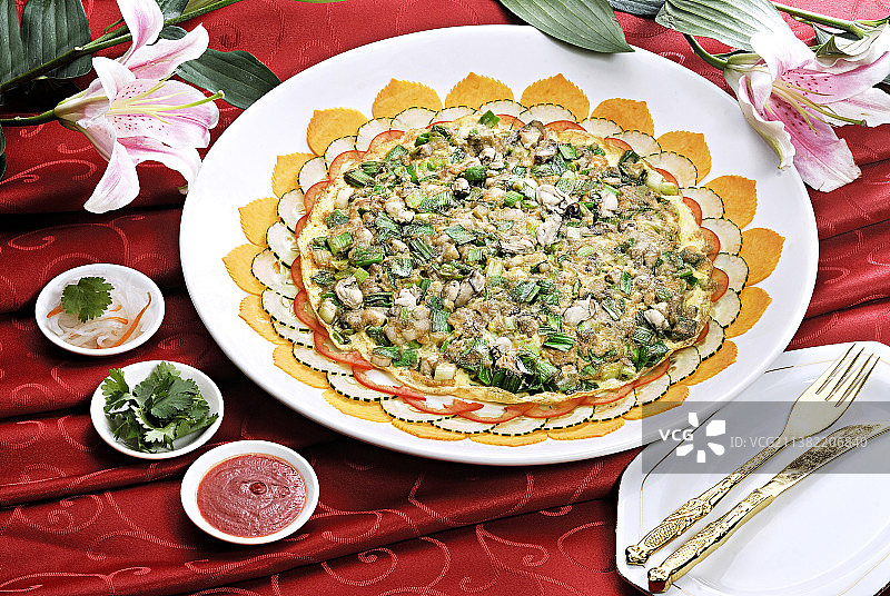 闽南海蛎煎     浓香味美图片素材