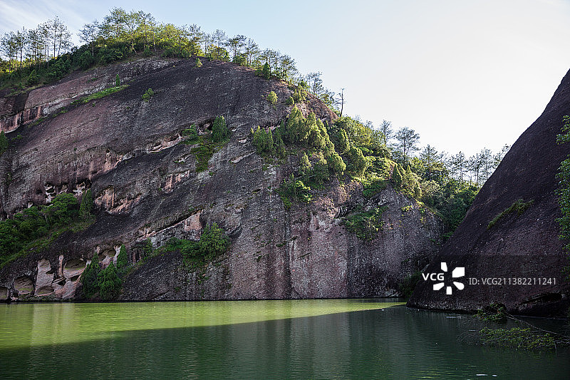 福建省,龙岩市,连城县,冠豸山,竹安寨图片素材