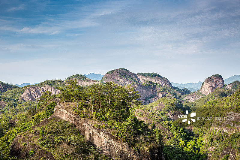 福建省,龙岩市,连城县,冠豸山,竹安寨图片素材