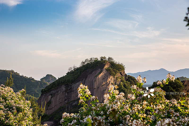 福建省,龙岩市,连城县,冠豸山,竹安寨图片素材