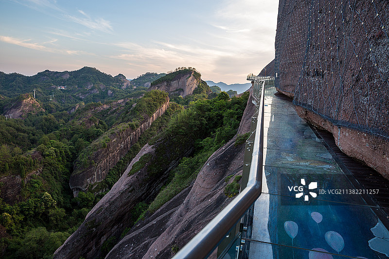 福建省,龙岩市,连城县,冠豸山,竹安寨图片素材