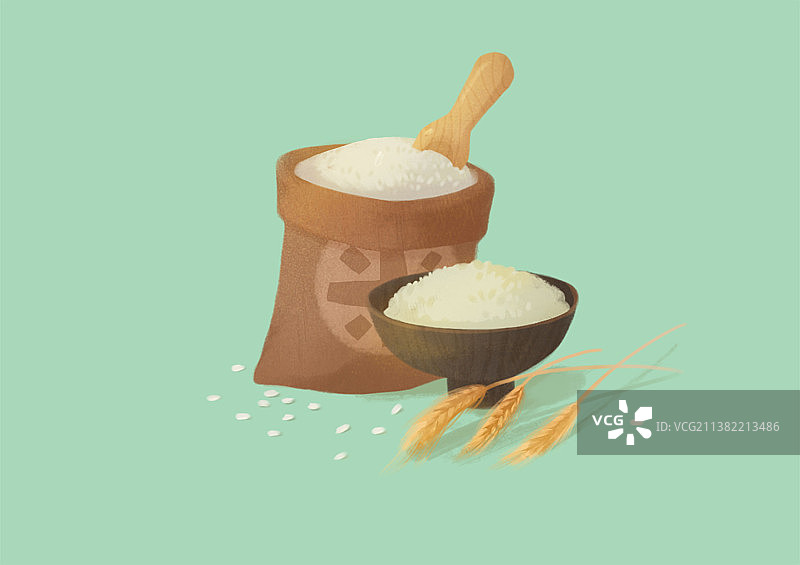 粮食大米图片素材