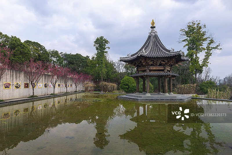 四川绵阳西山公园风光图片素材