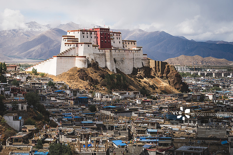 日喀则桑珠孜宗堡图片素材