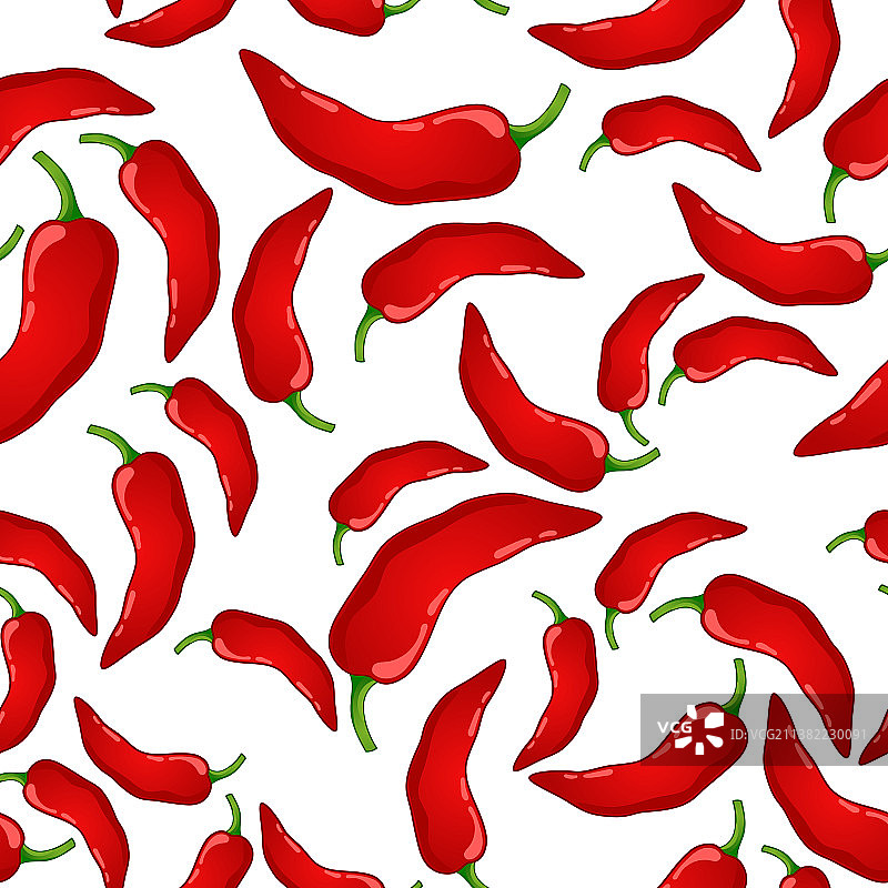 辣椒无缝图案图片素材
