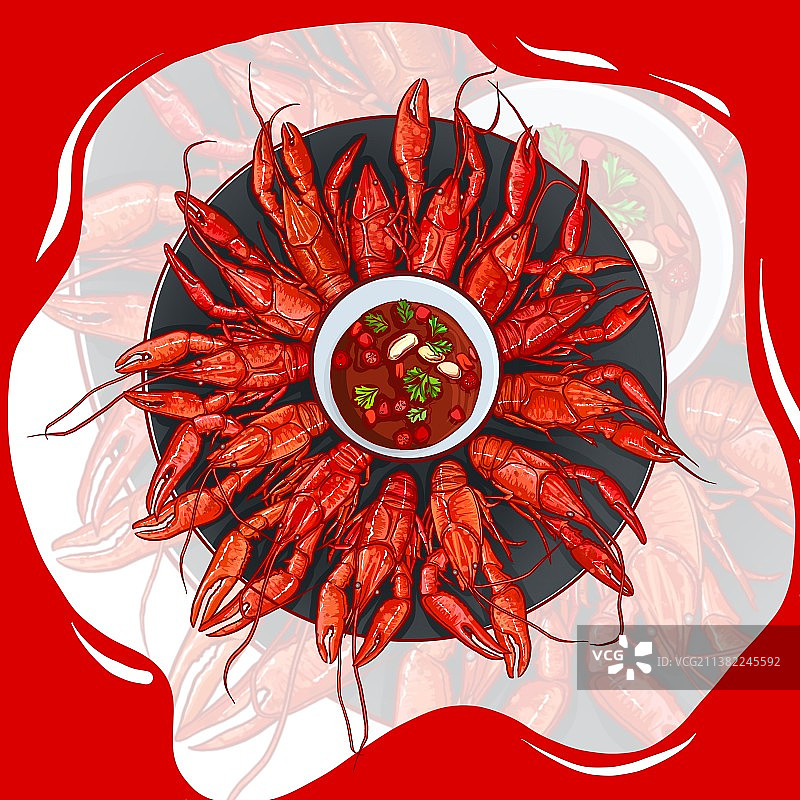 美味佳肴小龙虾图片素材