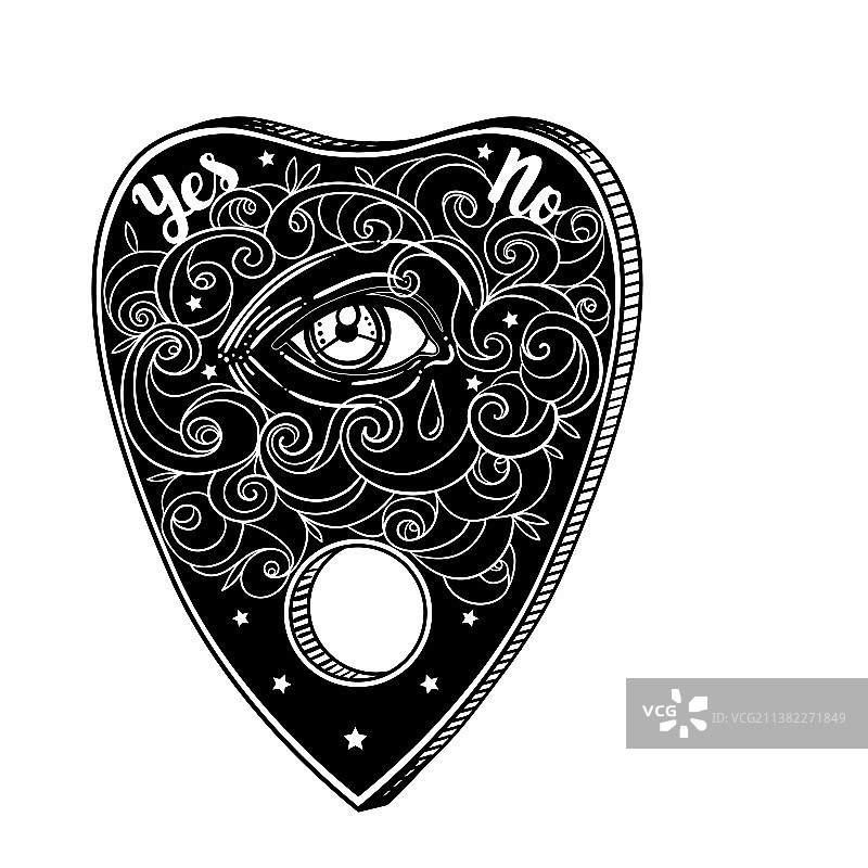 心形灵语板图片素材