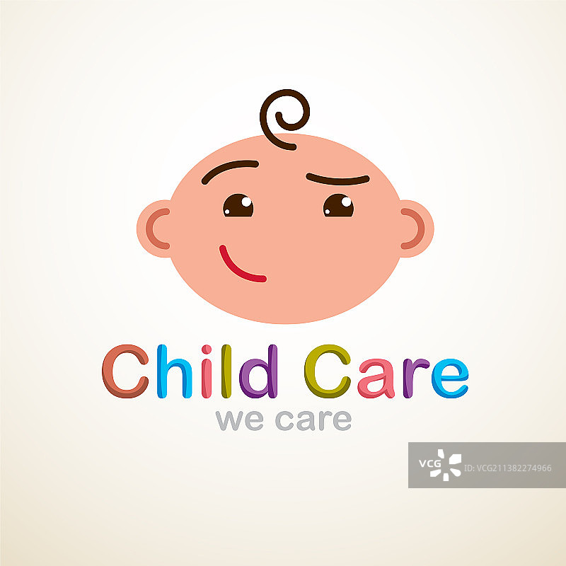 可爱的卡通扁平图标，快乐和图片素材